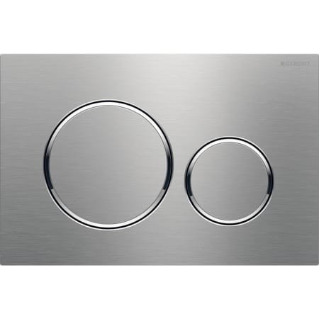 Geberit BetPl. Sigma20, für 2-Menn-Sp. Edelstahl gebürstet/poliert/gebürstet 115.882.SN.1
