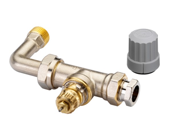Danfoss Ventilgehäuse RA-KE Durchgang mit Bogen, R 1/2 013G3362
