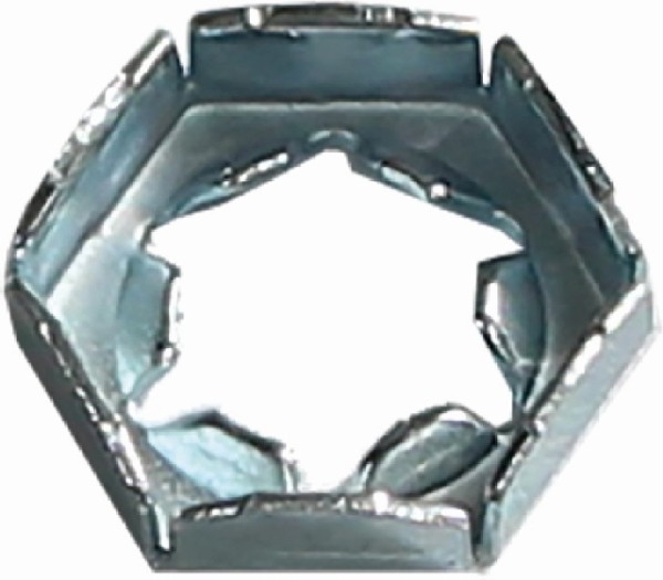 Wolf Mutter-Sechskant M6 Blech verzinkt 349064299