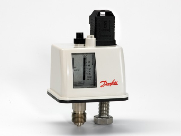 Danfoss Druckschalter BCP 3H Manuell Max., Einstellb. 0-6 bar 017B0038