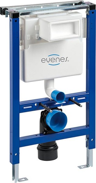 Evenes XS WC-Element 820mm, inkl. UP-Spü lkasten 187, Betätigung von oben/vorne