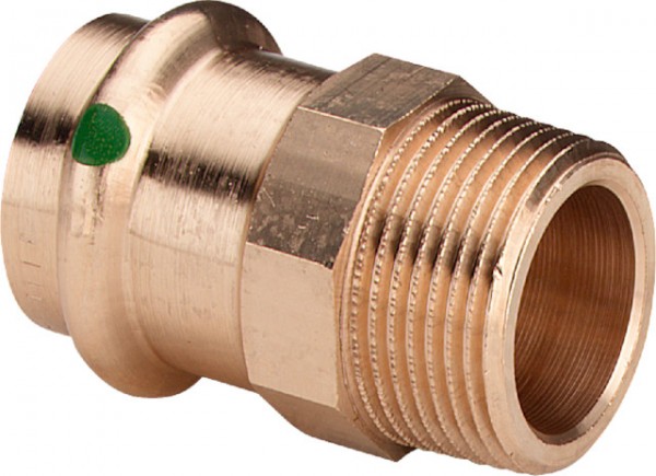 Viega Übergangsstück mit SC Sanpress 2211 in 14mm x R3/8 Siliziumbronze 443689