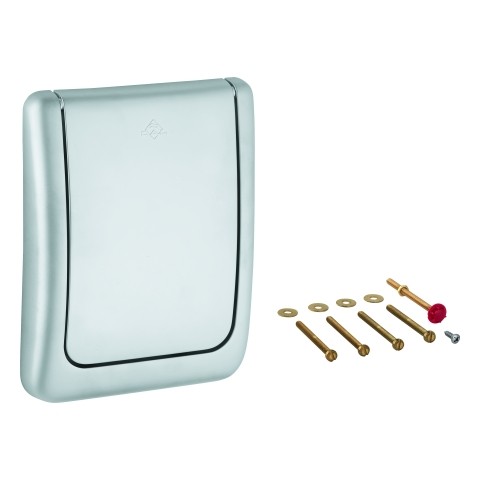 GROHE Abdeckplatte Classic 43177 komplett mattchrom 43177P00