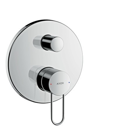 Hansgrohe Wannenmischer Unterputz Axor Uno F-Set Bügelgriff BN m.Sicherungskombi. 38428820
