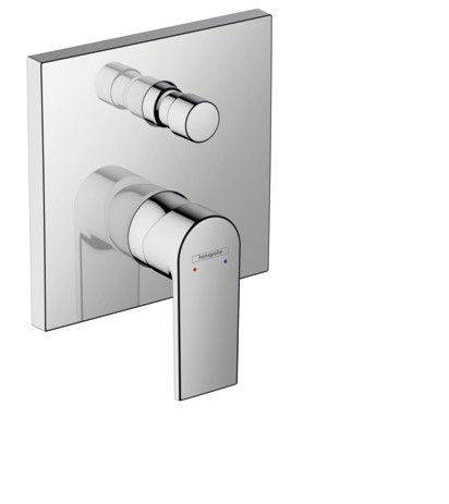 Hansgrohe Wannenmischer Unterputz Vernis Shape Fertigset m.Sicherungskombination chrom 71469000