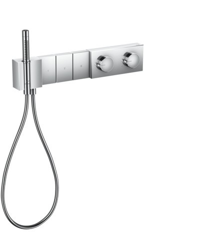 Hansgrohe Thermostatmodul Unterputz Select Axor Edge Fertigset 3 Verbraucher chrom 46710000