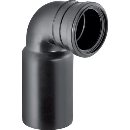 Geberit PE Anschlussbon 90Gr für Wand-WC d90/ 90 366.061.16.1