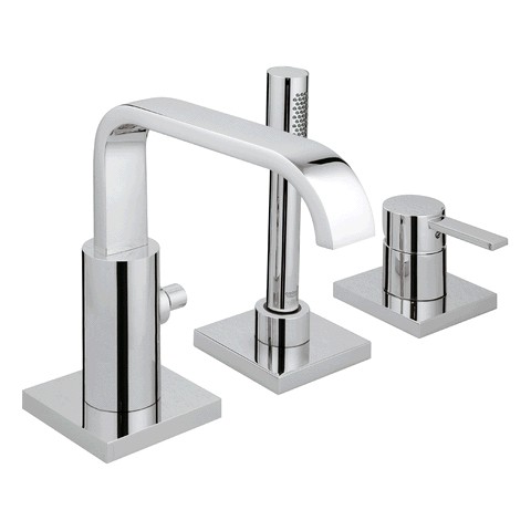 GROHE 3-Loch-EH-Wannenbatterie Allure 19316 Oberbau ohne Unterbau chrom 19316000