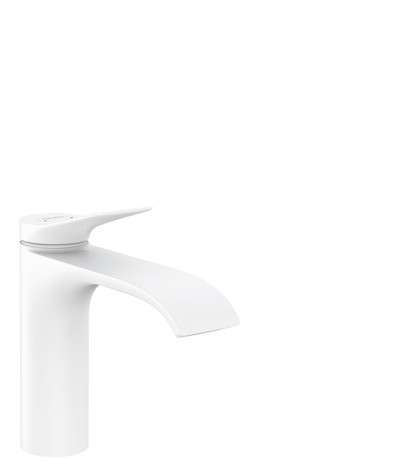Hansgrohe Waschtischmischer 110 Vivenis m.Zugstangen-Ablaufgarnitur mattweiss 75020700