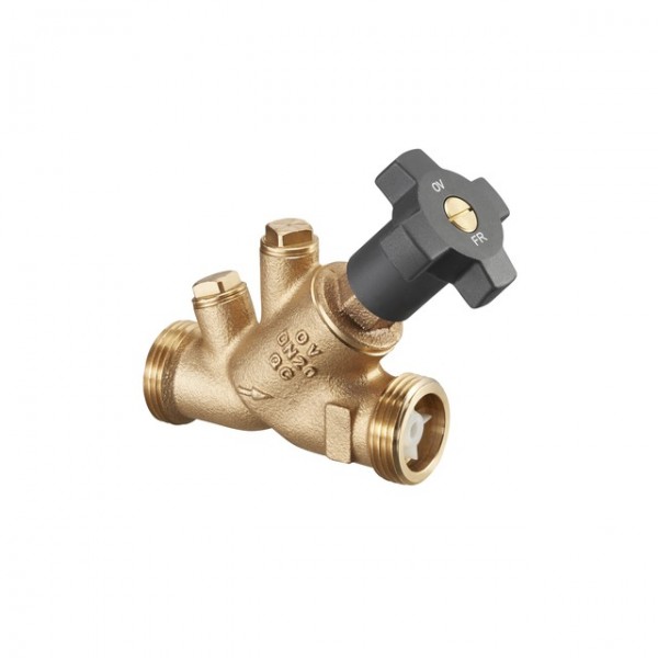 OVENTROP-Freistromventil "Aquastrom FR" mit Rückflussverhind.,DN20,AG,o.Entl.,Rg 4202706