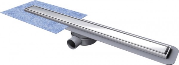 KESSEL Duschrinne Linearis Compact L: 650 mm, Auslauf seitlich DN 50, WaD 45600.62M