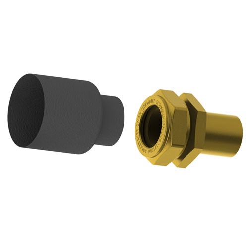 Solarpipe-Schnellkupplungsset DN25 metallisch dichtend mit Rohrstutzen 22mm 430053500