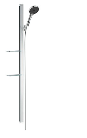 Hansgrohe Brausenset Rainfinity 130 3jet Unica E 1500mm chrom mit Seifenschale 27673000