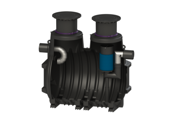KESSEL Koaleszenzabscheider EasyOil ground, NS 10, Klasse I, 4300 l, D 99710.30D