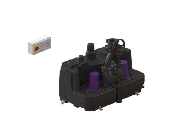 KESSEL Doppelhebeanlage Aqualift F XL 5500W S3 Duo 300L m.S.G. 11080