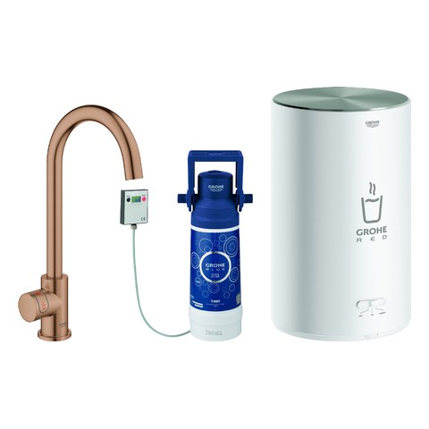 GROHE Standventil/Boiler GROHE Red Mono 30085_1 M-Size C-Ausl. warm sunset geb. 30085DL1