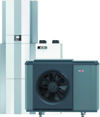 Wolf Haustechnikzentrale CHT-Monoblock Typ: CHT-07/200, inkl. CHA und KWL 9147360