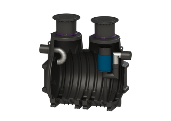 KESSEL Koaleszenzabscheider EasyOil ground, NS 6, Klasse I, 4300 l, B 99706.30B