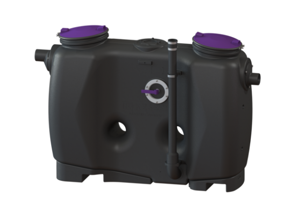 KESSEL Fettabscheider EasyClean free NS 4, Direct, Schauglas, SonicControl 93004.22/D