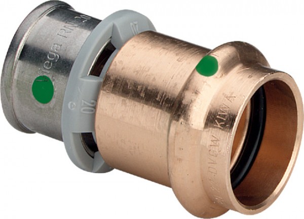 Viega Übergangsstück mit SC Sanpress 2213P in 16x18mm Rotguss 317447