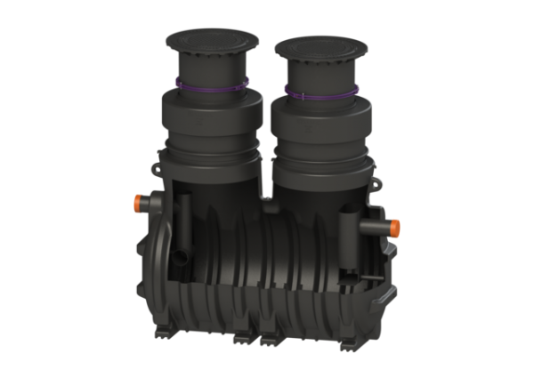 KESSEL Fettabscheider EasyClean ground NS 7, Standard, 1120 1740 mm, Klasse D 93007/170D