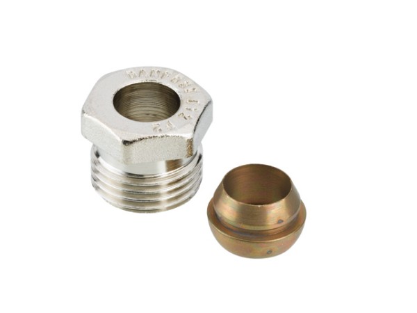 Danfoss Klemmverbinder R 1/2 AG auf 12mm für Stahl- und Kupferrohre (10St.) 013G4112
