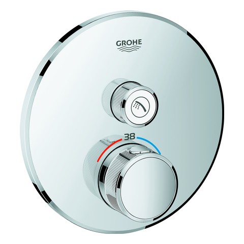 GROHE Thermostat Grohtherm SmartControl 29118 FMS rund 1 Absperrventil chrom 29118000