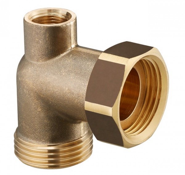 OVENTROP-Anschlusswinkel für Kessel- verrohrung, G1 ÜM x G1 AG x G3/8 IG 1359064