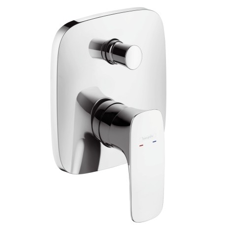 Hansgrohe Wannenmischer Unterputz PuraVida Fertigset chrom m.Sicherungskombination 15447000