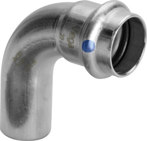 Viega Bogen 90 Grad mit SC Sanpress Inox 2316.1LF in LABS-frei in 18mm 664794