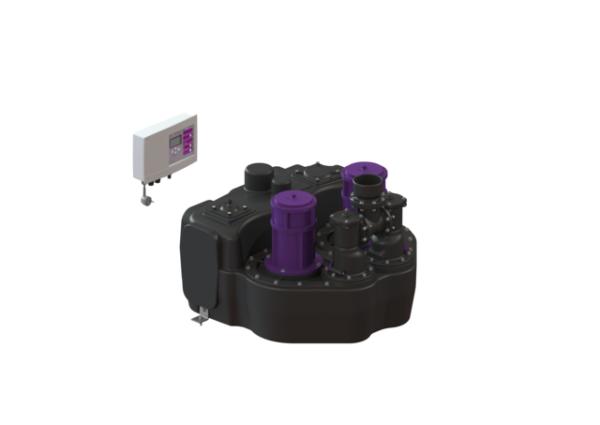 KESSEL Hebeanlage Aqualift F Duo SPF1400 S1, senkr. Druckabg., Comfort S. 11605