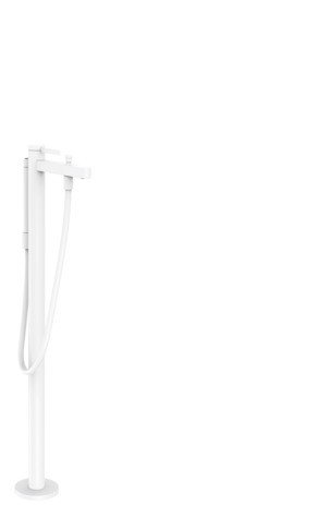 Hansgrohe Wannenmischer Finoris Fertigset zur Bodenmontage mattweiss 76445700