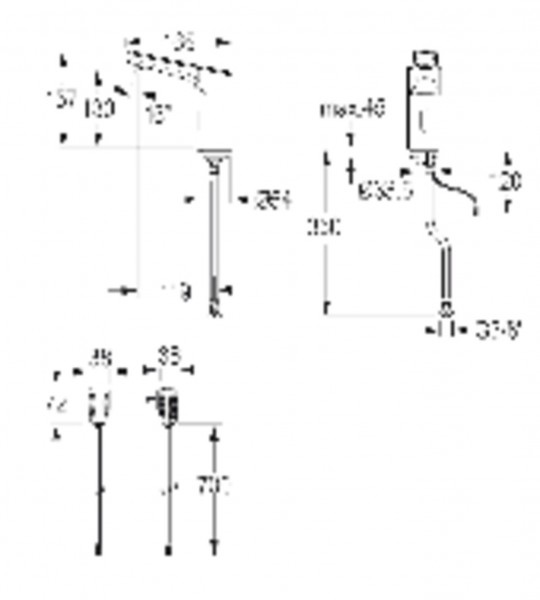 WT-Armatur m. IR-Elektronik derby plus o.Mischung 230V o.Ablaufg.verchr. VIGOUR