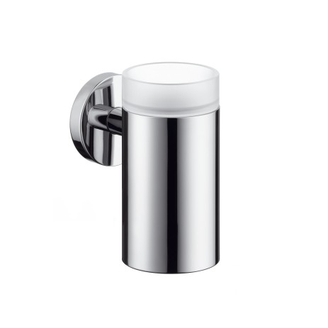 Hansgrohe Zahnglas Logis chrom mit Halter 40518000