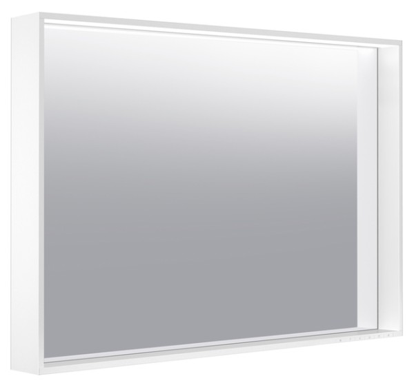 Keuco Lichtspiegel X-Line 33298, mit Spiegelheizung, anthrazit,1000x700x105mm 33298113000