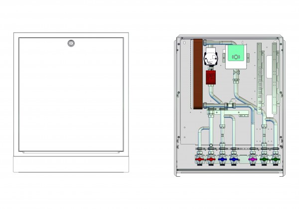 strawa Frischwasser-Wohnungsstation Friwara W22-HT-UP