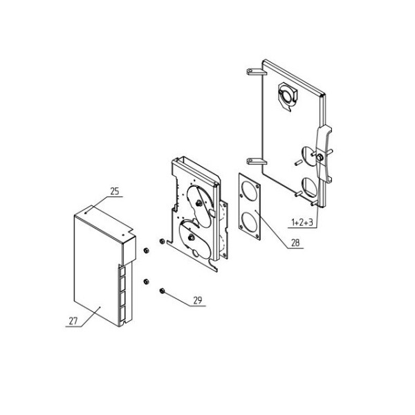 WINDHAGER BRENNERT.MO.21/26ETHMX Brennkammertür kpl. HMX21/26 041177