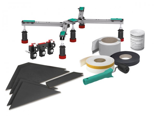 MEPA Duschwannen-Set BW-5 Maxi 3S+ für Stahlduschwannen 182101