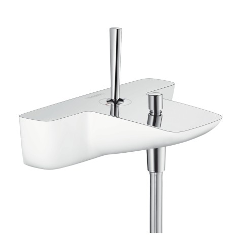 Hansgrohe Wannenmischer Aufputz PuraVida weiss/chrom 15472400