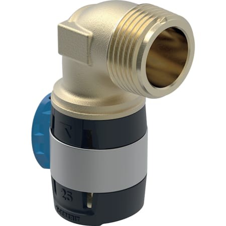 Geberit FlowFit Übergangsbon 90Gr mit AG Rg+ 90Gr d40-R1 1/4 620.504.00.1