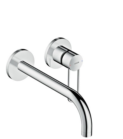 Hansgrohe Waschtischmischer Unterputz Axor Uno FS Bügelgriff langer Auslauf chrom 38122000