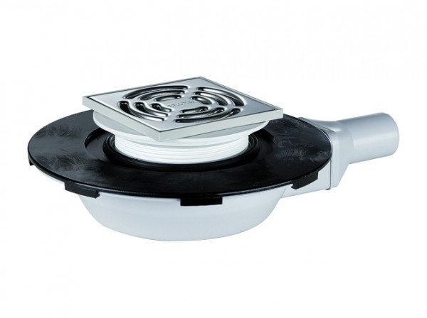 DALLMER Bodenablauf CIRCOPlan 40.1, DN 40, 120 x 120 mm