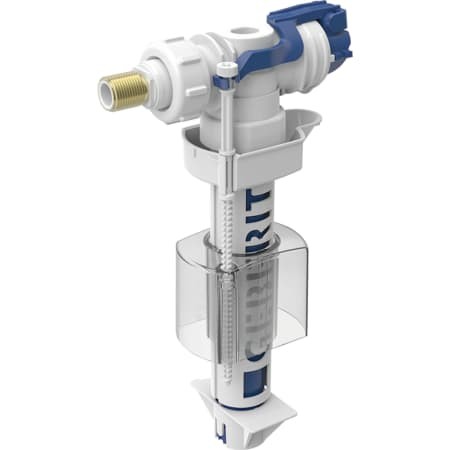 Geberit Füllventil Typ 380 WA seitlich 3/8", Nippel aus Messing 242.388.00.1