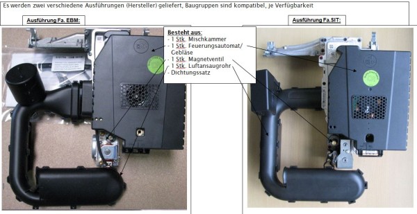 WINDHAGER Gas-Lufteinheit inkl. FA-Geblä Gas-Lufteinheit kpl.inkl. Feuerungsautom 013782