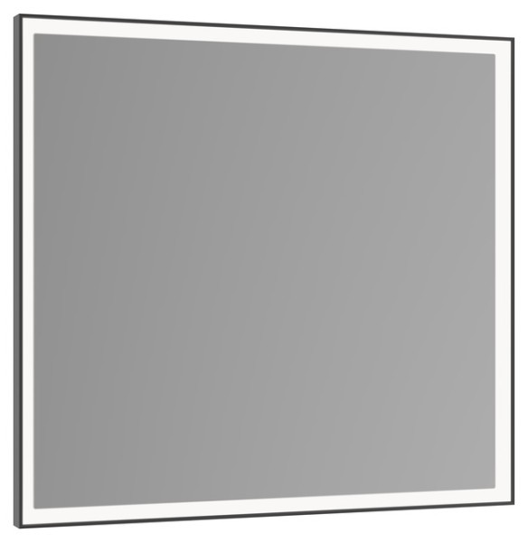 Keuco LS R. Lumos 14597, schwarz-eloxiert, 700 x 650 x 60 mm 14597132000