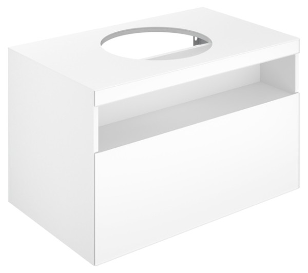Keuco WUB m.Ausz. Stageline 32863 Sd.u.Bel. 800x550x490mm weiß 32863300100