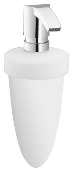 Keuco Lotionspender Smart 02353, kpl., Opak-Kunstst. matt, Pumpe verchromt 2353010100