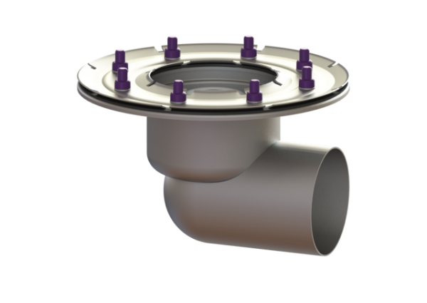 KESSEL Grundkörper Pressfl. DN100, seitl. 54220