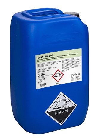 Grünbeck Chemikal GENO-SW 2040 Gebinde: 25 kg-Kanister blau 180440