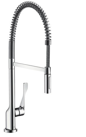 Hansgrohe Spültischmischer Axor Citterio Semi-Pro steel optik 39840800